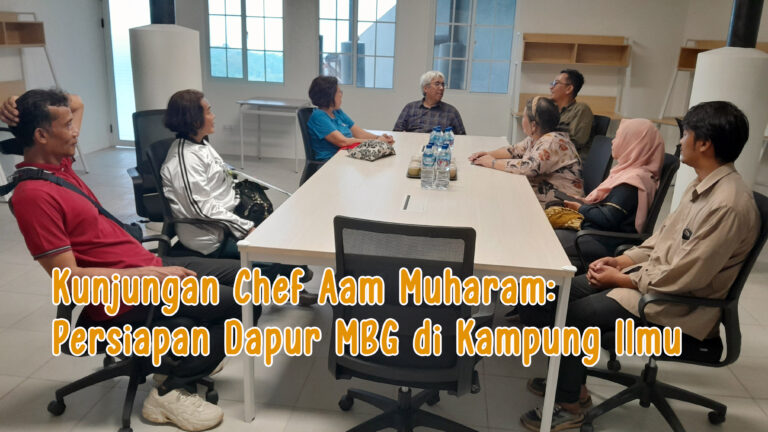 Kunjungan Chef Aam: Persiapan Dapur MBG di Kampung Ilmu